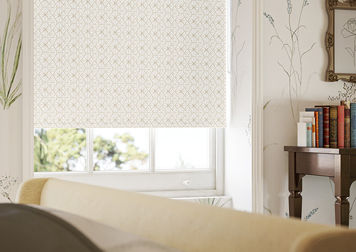 Peruvian Tile, Amarillo Yellow - Twist&Fit Roller Blind - Image 5